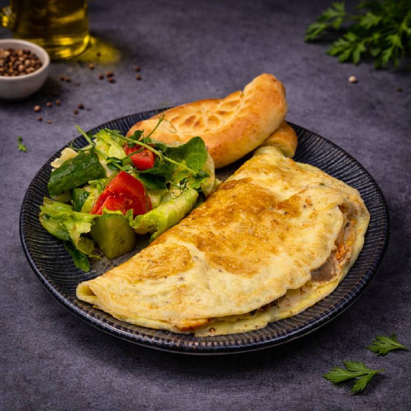 Омлет с жульеном